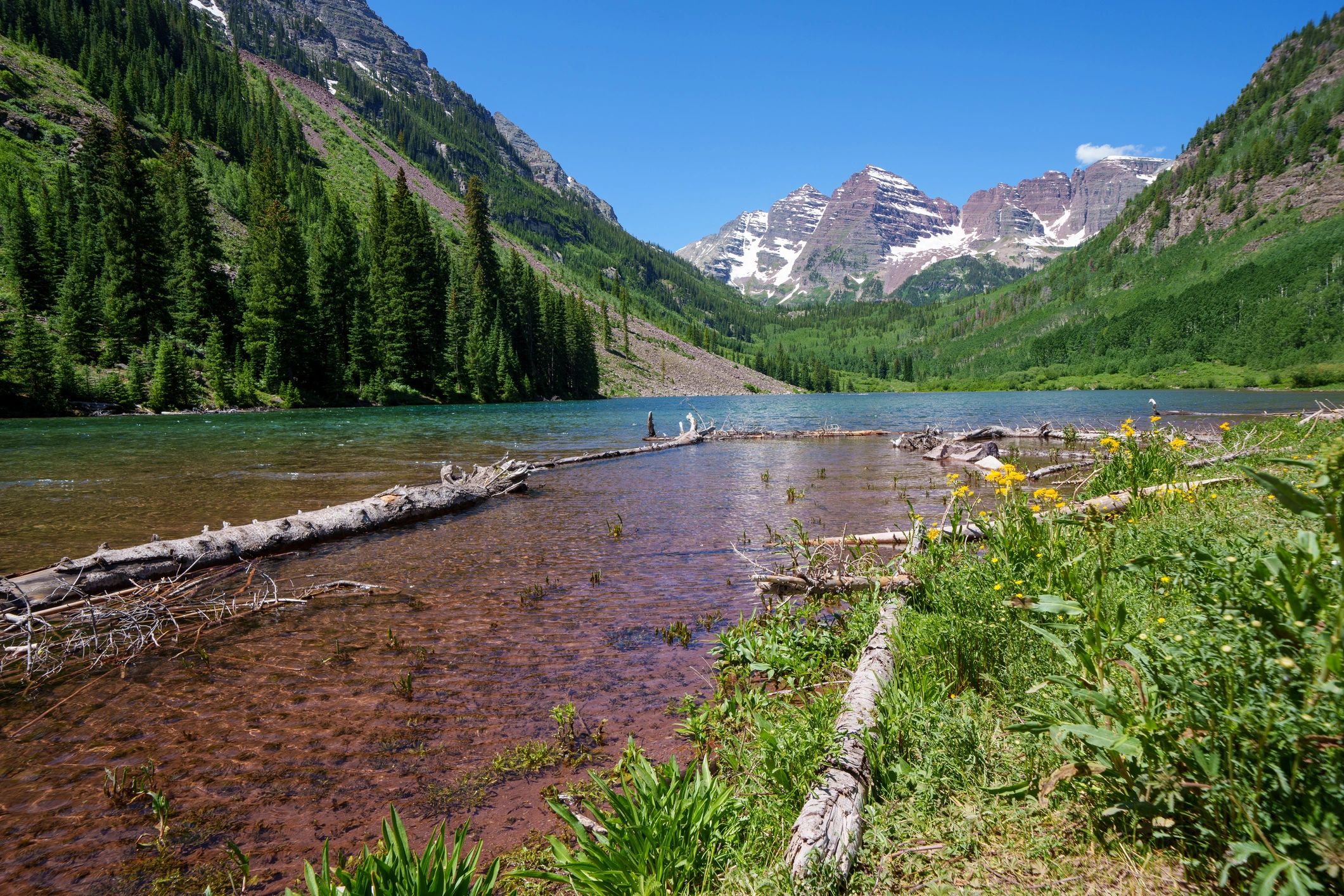 Colorado mountain landscape representing reflection and growth